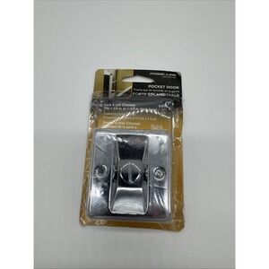 Lock Pocket Door Chrome Pull  N 6773 PRIME LINE PRODUCTS slider